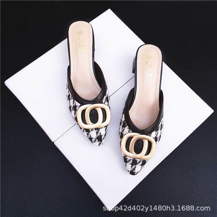 Pointed Toe Heeled Mules Image 2