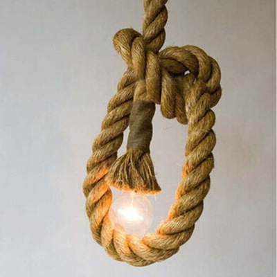Hemp Rope Pendant Light