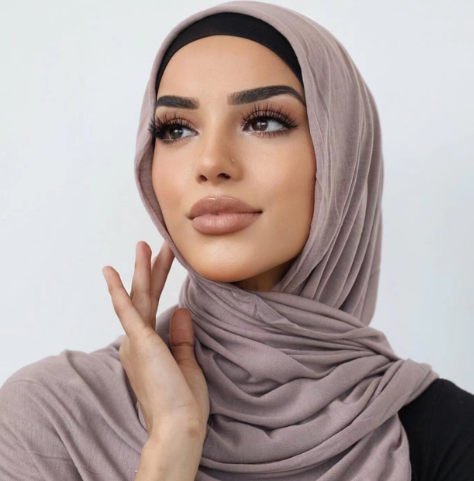 Classic Gray Premium Jersey Hijab