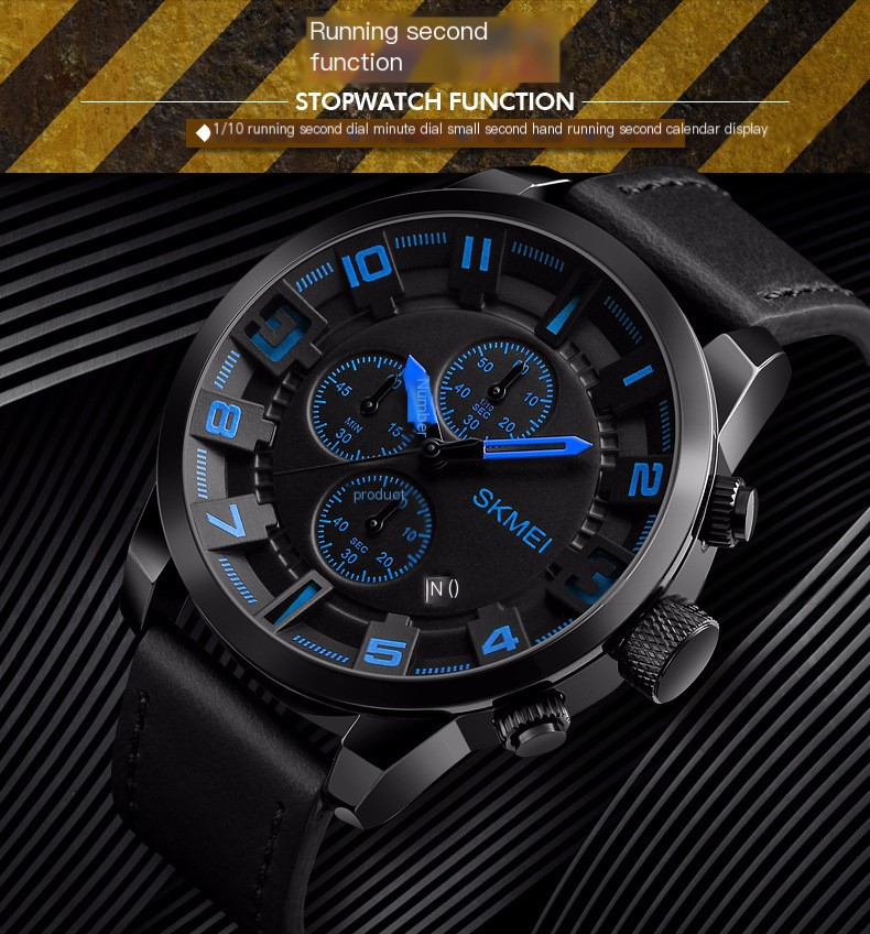 Leather Strap Watch