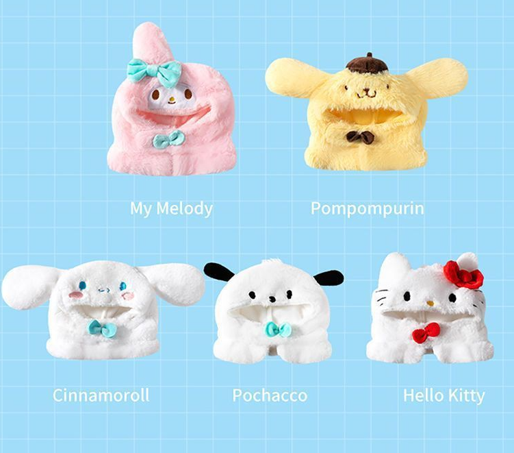 Various Colors of Plush Doll Hat