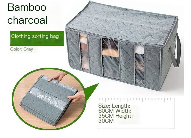 Bamboo Charcoal Clothing Organizer