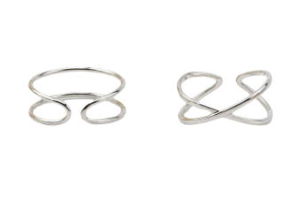 Creative Simple X Cross Ring