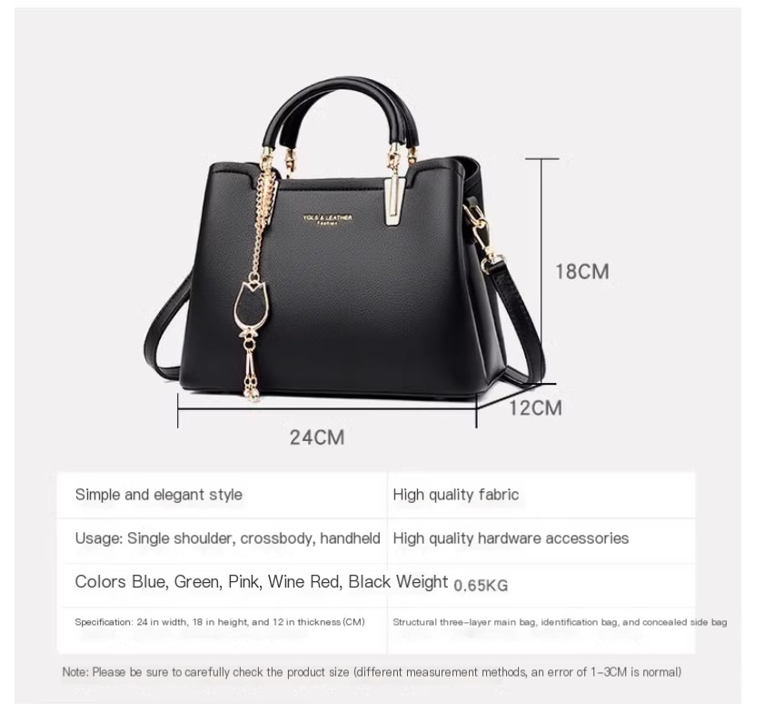 Hand-held Messenger Shoulder Bag