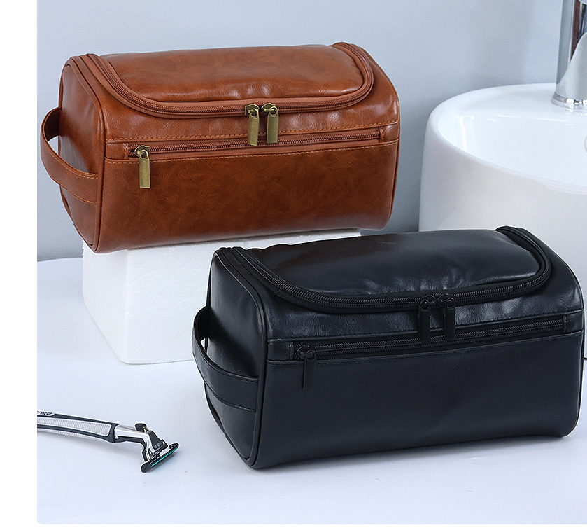 Large Capacity Toiletry Bag - Beige