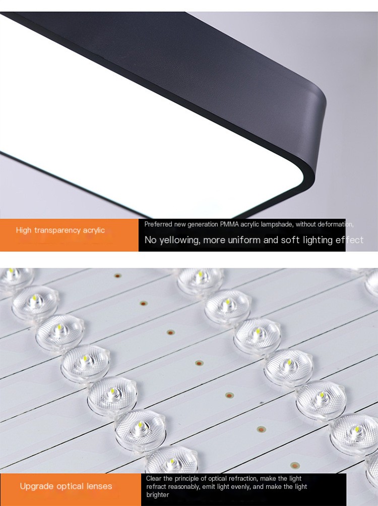 LED live light non-visual strobe three-color dimming remote control ceiling light strip chandelier dedicated shadowless light for live studio