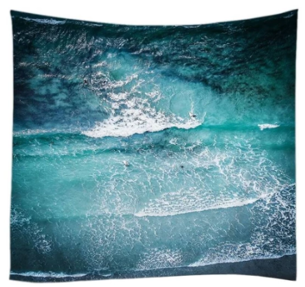 Ocean Wave Tapestry