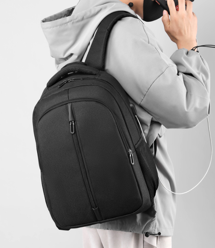 Men's Shoulder Bag in Grey