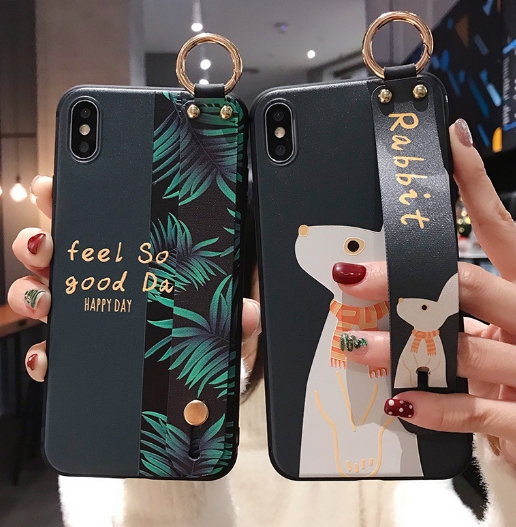 Spliced Banana Leaf Cell Phone Case Design 3