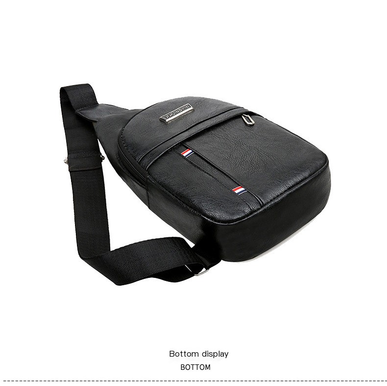 Men's PU Chest Bag - Image 5