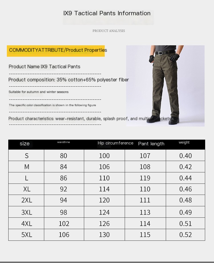 Tactical Pants Image 1