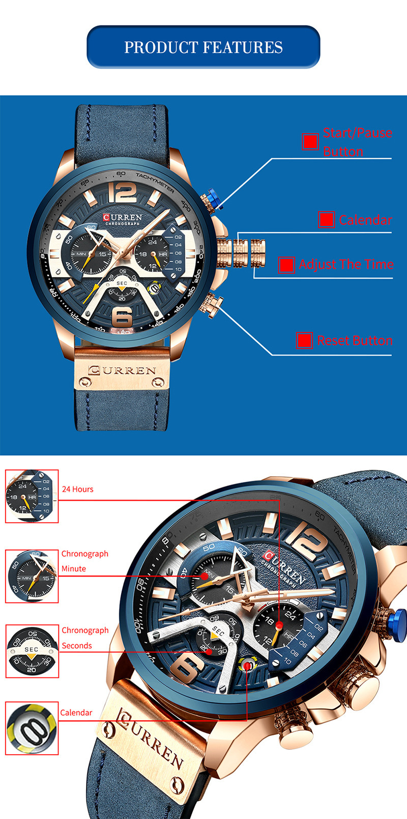CURREN 8329 Watch 2