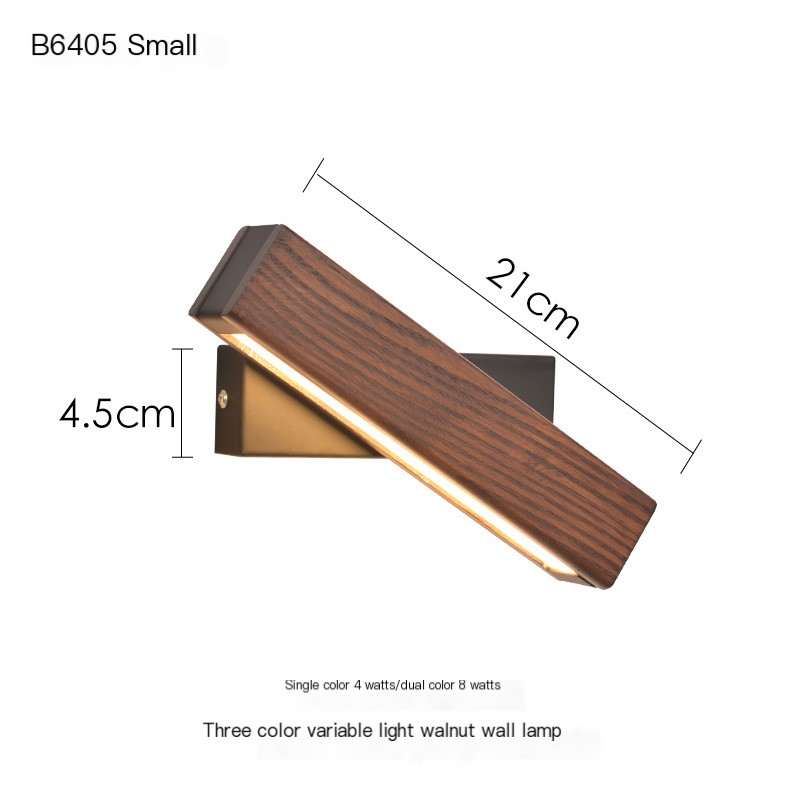 Minimalist Wooden Wall Lamp 4