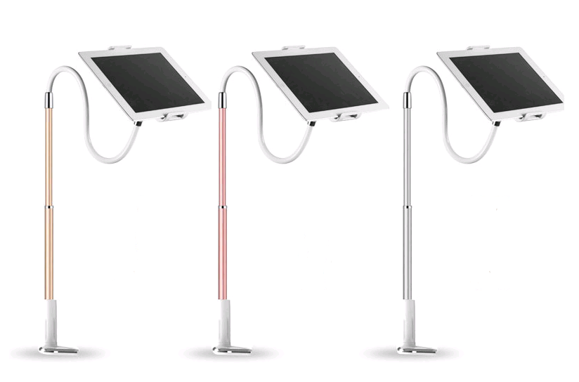 Two-section telescopic rod tablet phone holder