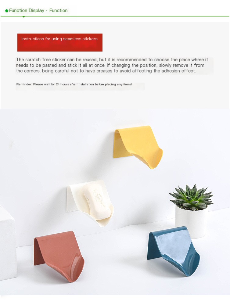 Japanese style fresh drainage soap box, soap storage and sorting shelf, soap box