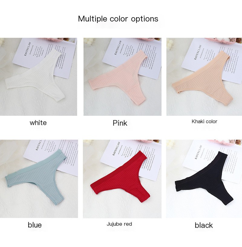 Women’s Cotton Thong Collection
