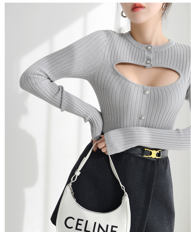 Knitted Cardigan in Different Sizes