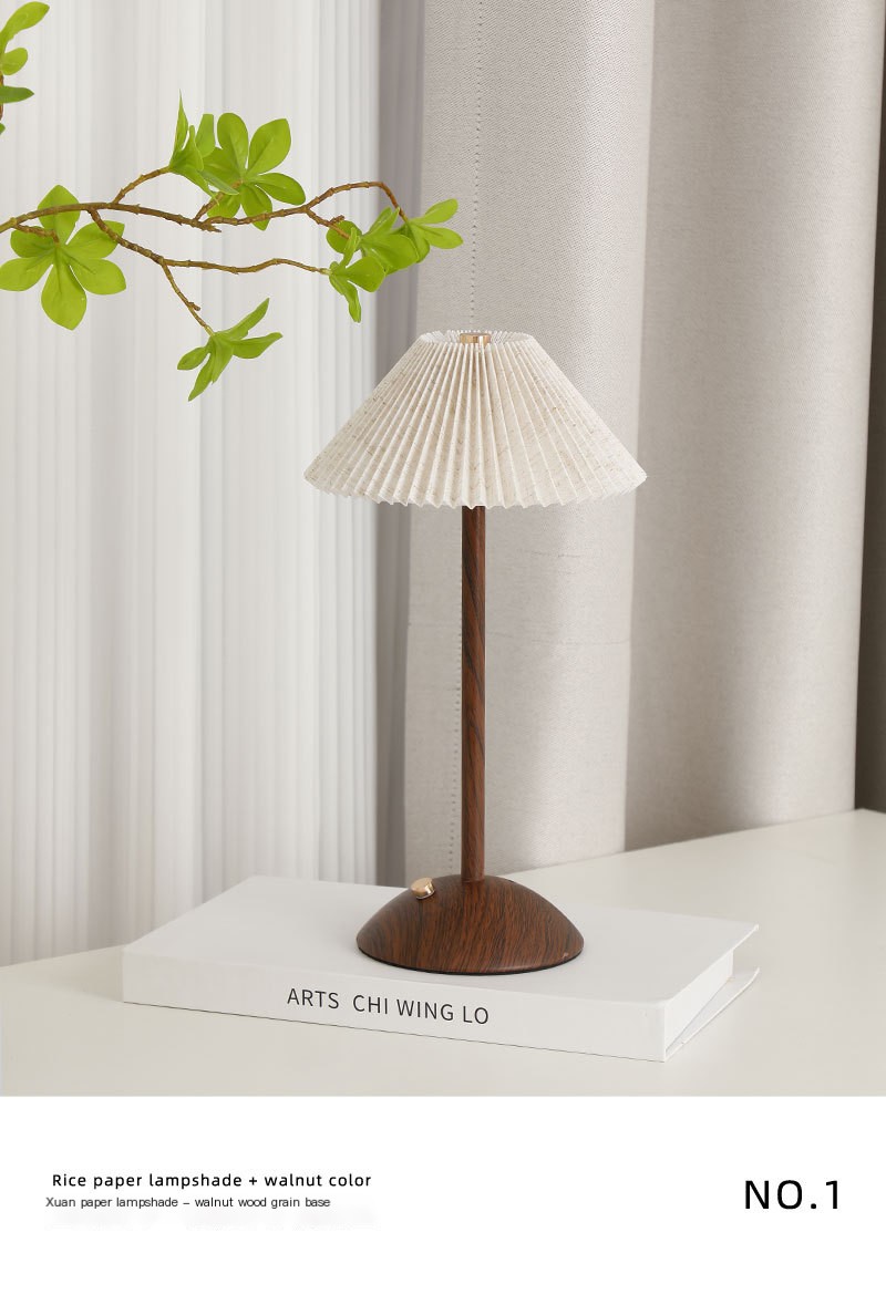 Bedside lamp in the bedroom