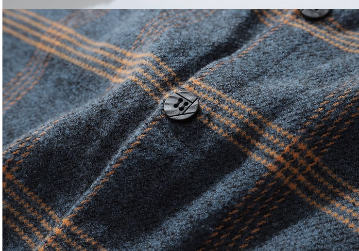 Autumn Chic Plaid Shirt Jacket - Image 8