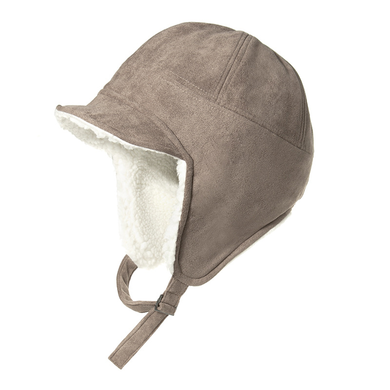 Warm Furry Pilot Locomotive Small Suede Lei Feng Hat