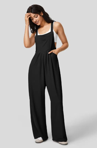Amy Adjustable Waffle Overalls