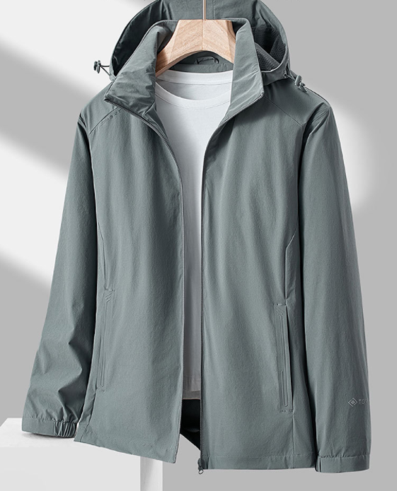 Women's Hooded Long Trench Coat Image 1