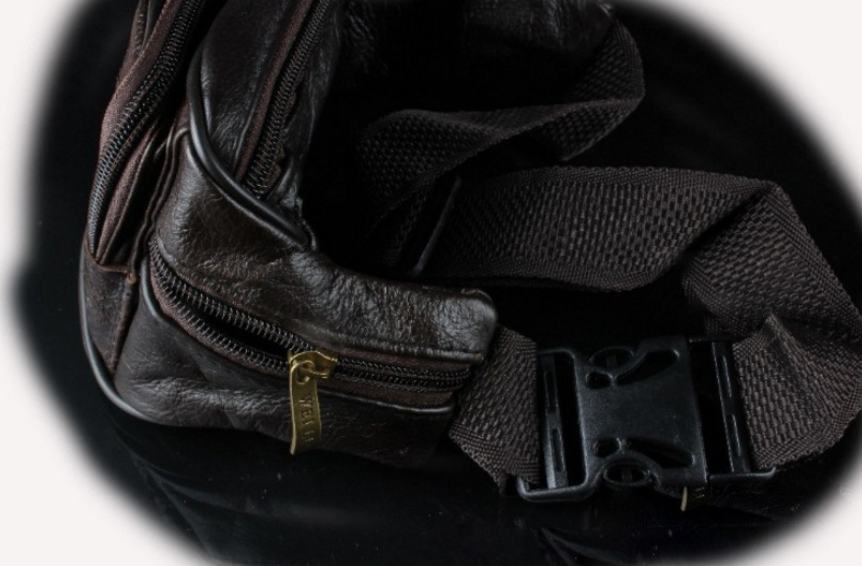Genuine Leather Waist Bag Image 3