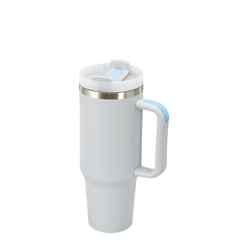 Double-layer Vacuum Handle Cup Image 1