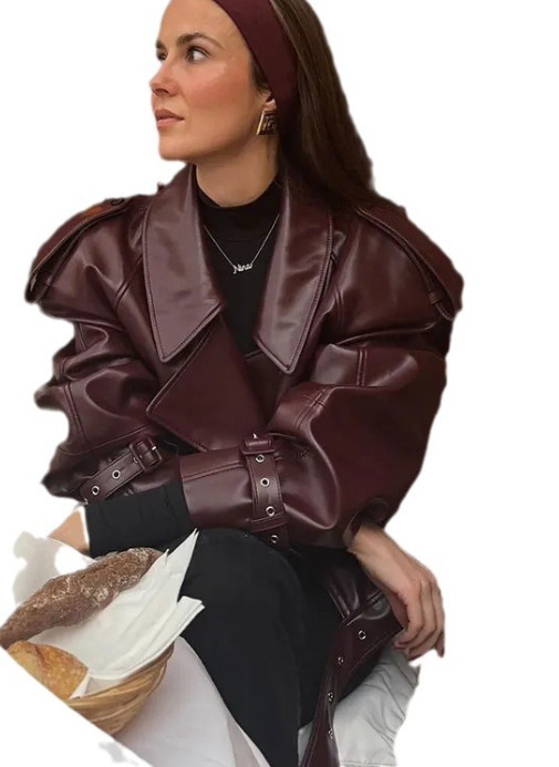 Roberta Vintage Motorcycle Jacket - Image 4