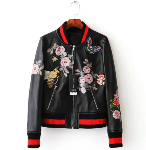 Stylish Motorcycle Leather Jacket 1