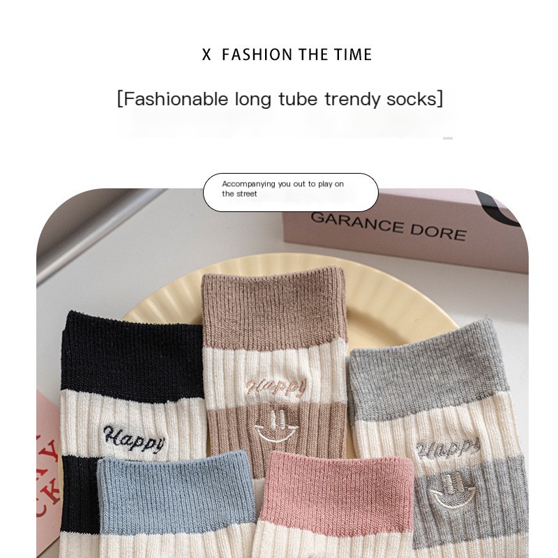 Trendy Mid-Calf Socks