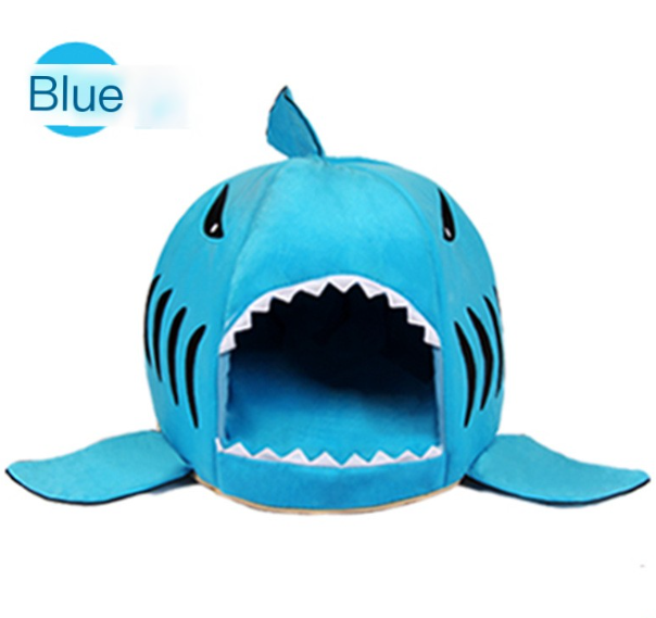 Shark Dog and Cat Bed Image 2