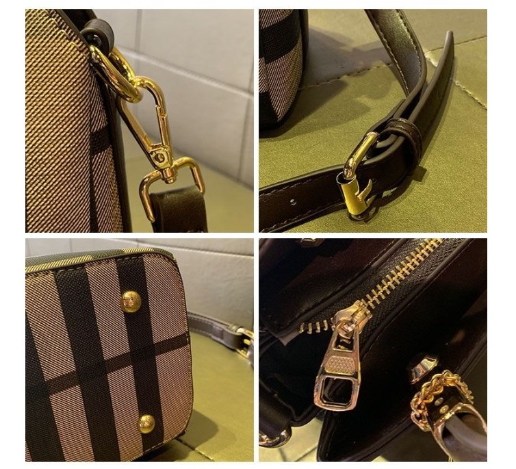 Red Checkered Bag
