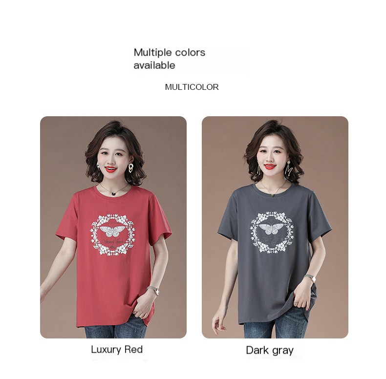 Bee Print T-Shirt Blue
