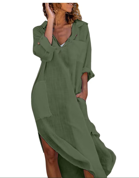 Shirt Dress Image 3
