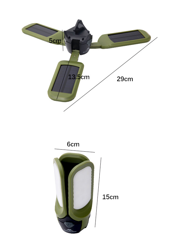 Three Leaf Camping Lamp Image 6