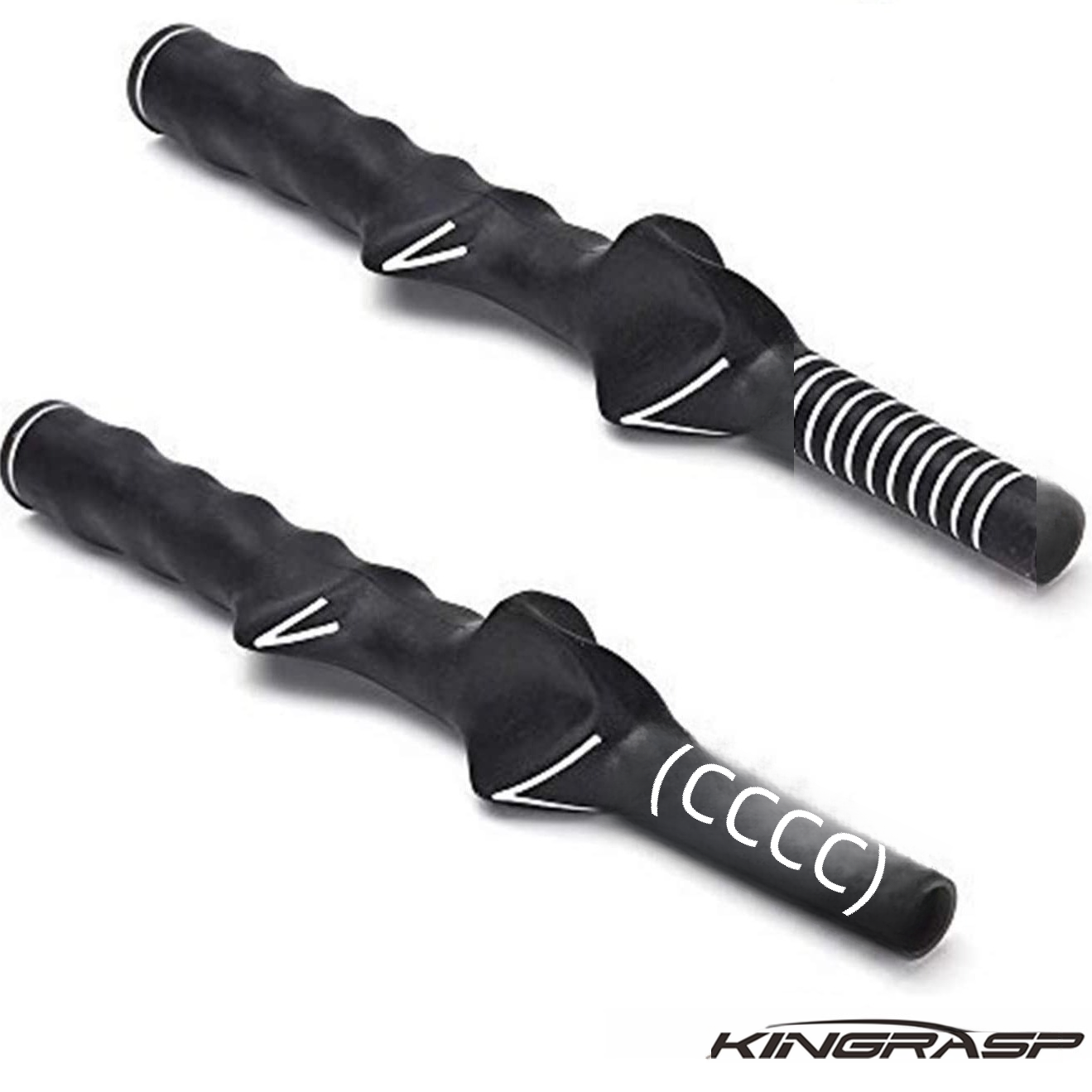 Manufacturers wholesale golf rubber grip left and right hand swing exerciser practice tools to correct hand grip image