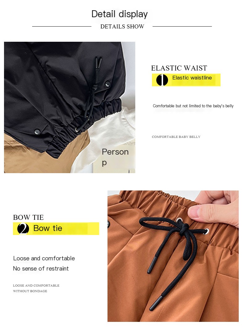 2022 Winter New Children's Down Pants for Boys and Girls Thickened Warm Baby Small and Medium-sized Children's Outer Wear Cotton Pants