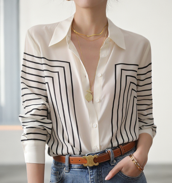 Striped Shirt for Women - Image 2