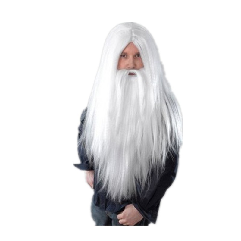 Christmas Wig and Beard Set