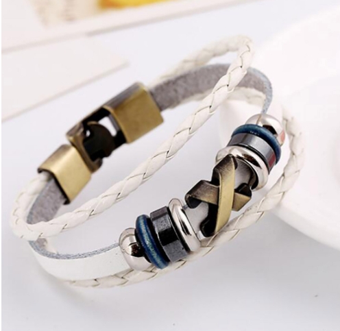 Punk Leather Bracelet 2