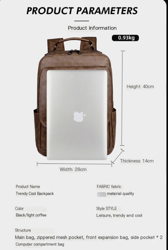 Casual Large-capacity Computer Bag Backpack Image 1