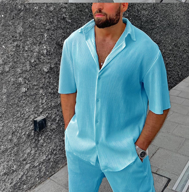 Armin Herren Plissee Sommer Set - Image 3