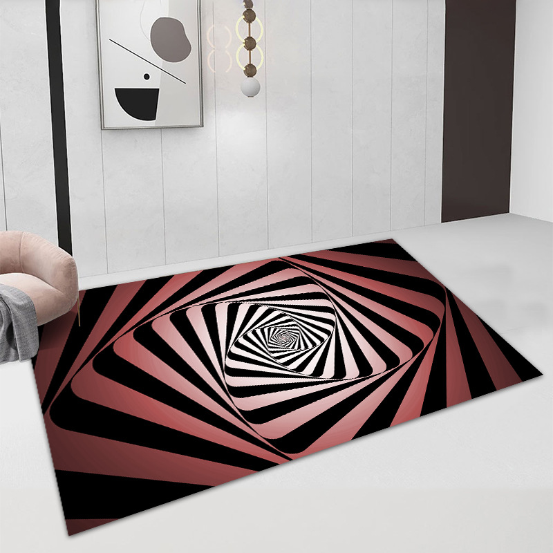 Abstract Geometric Mat Area Rug