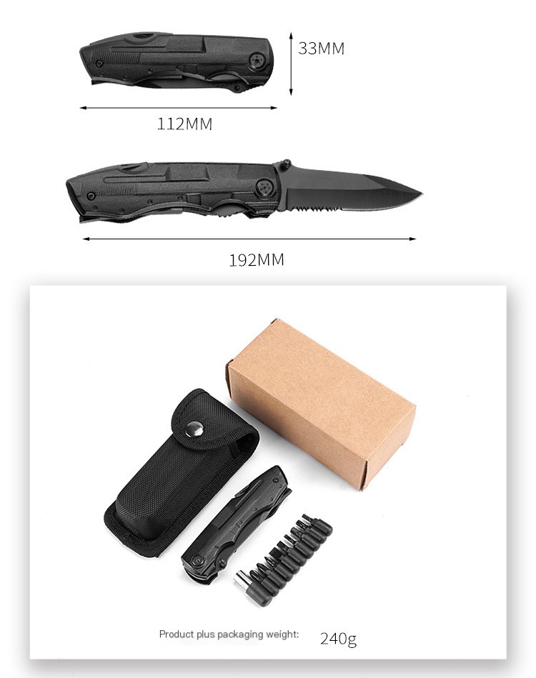 Multi-Functional Folding Tool Pliers Image 3