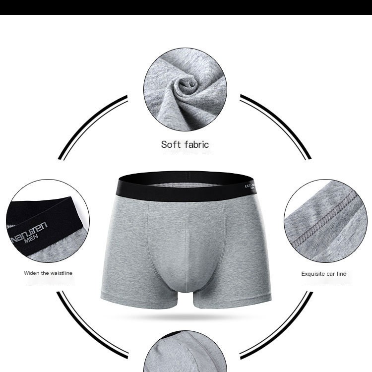 Men's Cotton Boxed Underwear