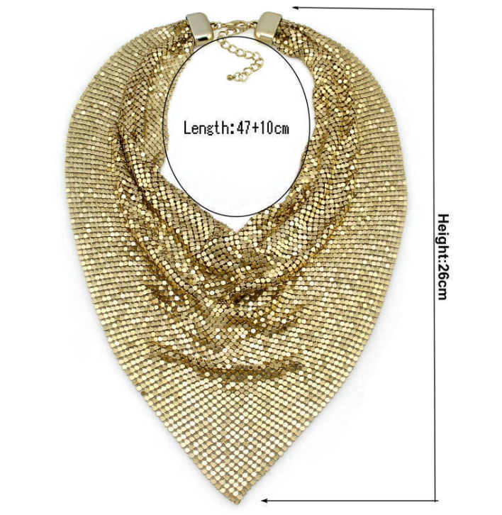 Net Cloth Necklace - Image 2