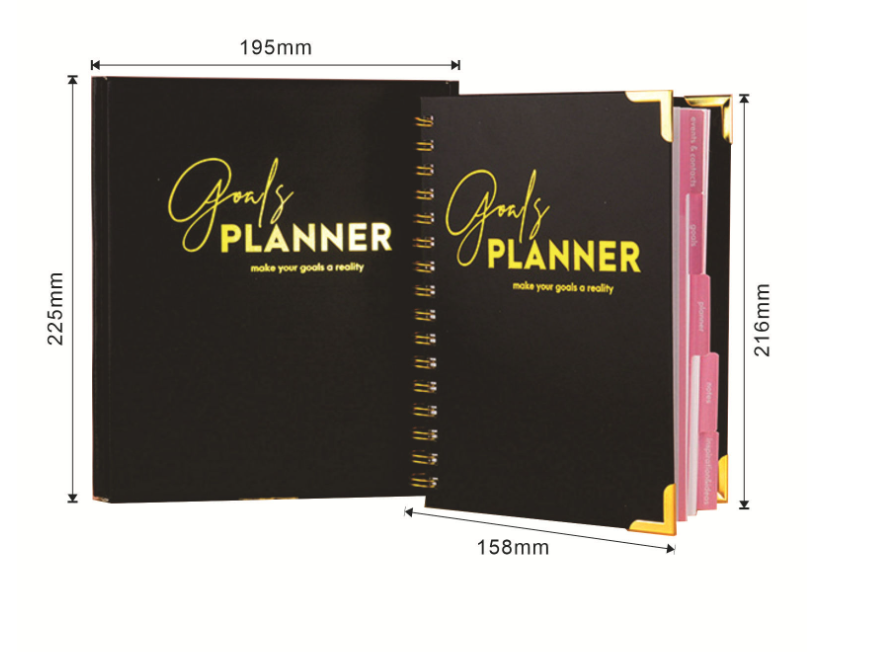 Pink A5 Agenda Planning Notebook