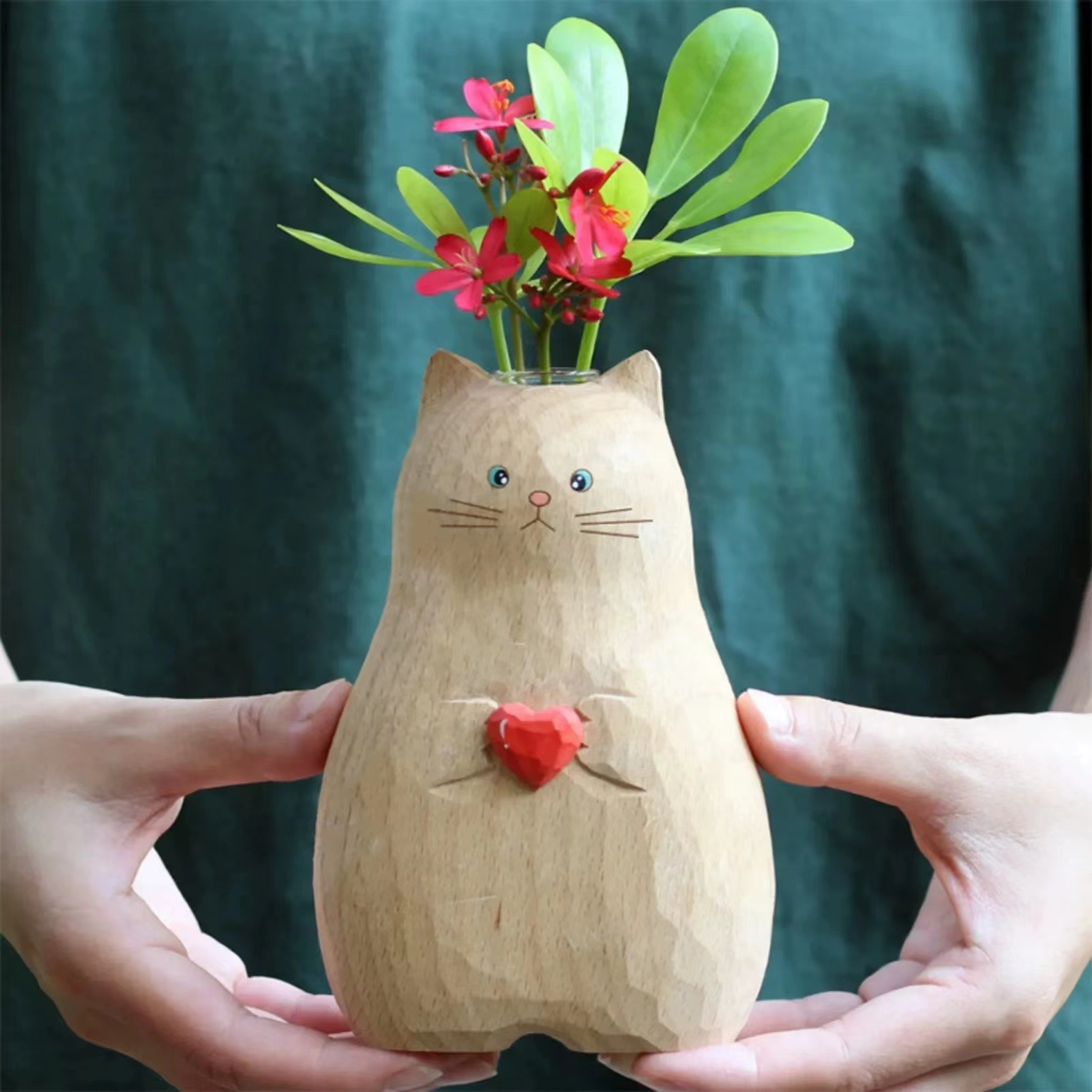Handmade Cat Vase Image 5