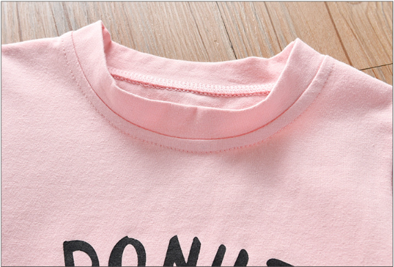 Parent-child donut fringed dress